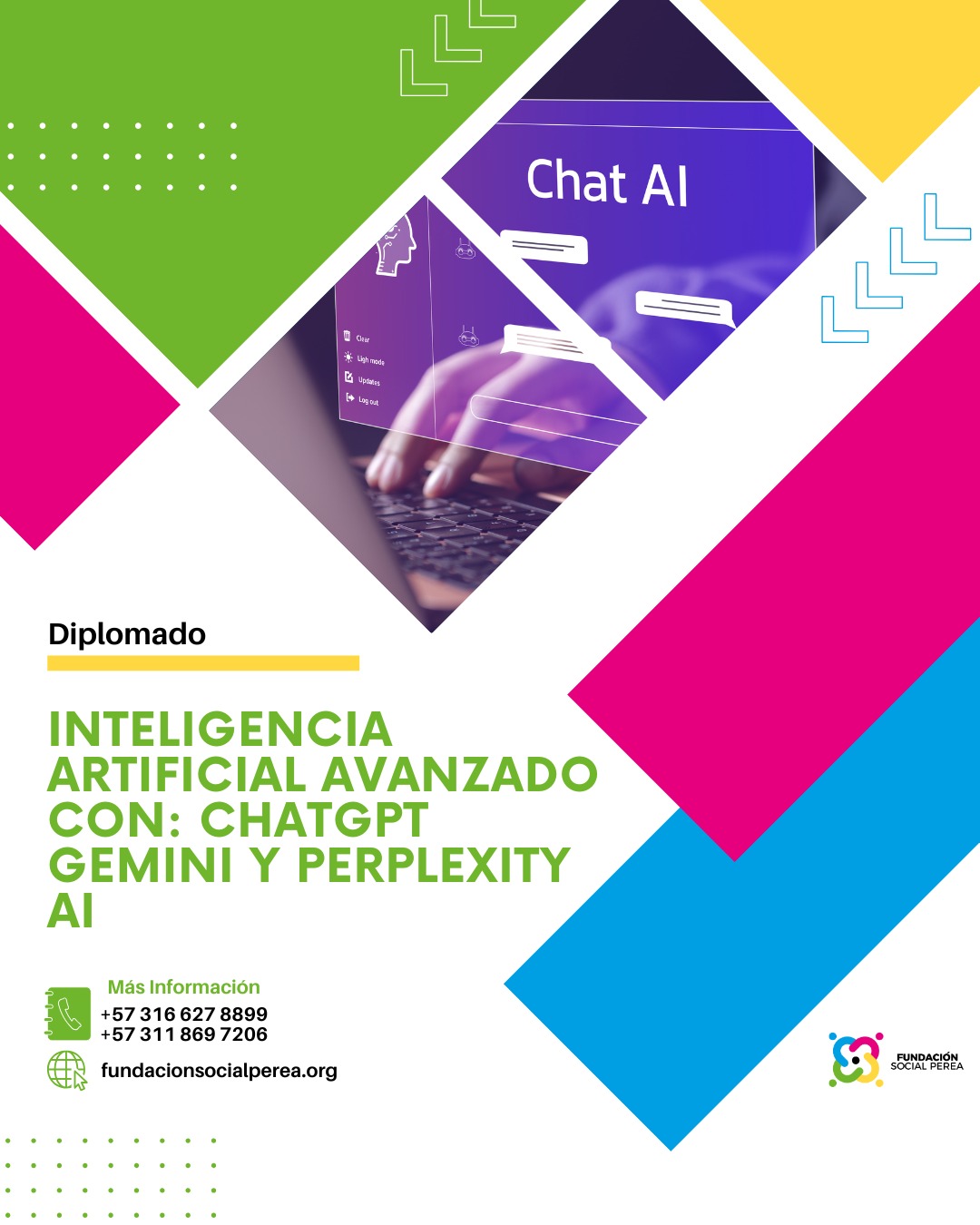 Inteligencia Artificial Avanzado con ChatGPT, Gemini y Perplexity AI